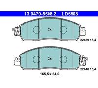Pastillas de freno 13.0470-5508.2 ATE para NISSAN NV200 Furgoneta LEAF