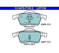 Pastillas de freno 13.0470-7135.2 ATE para VOLVO V70 I S80 I V70 II S60 I