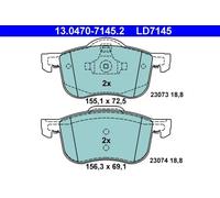 Pastillas de freno 13.0470-7145.2 ATE para VOLVO S80 I XC70 I Cross Country