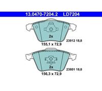 Pastillas de freno 13.0470-7204.2 ATE para VOLVO SAAB OPEL FORD MAZDA