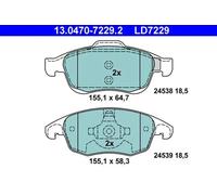 Pastillas de freno 13.0470-7229.2 ATE para CITROËN PEUGEOT DS