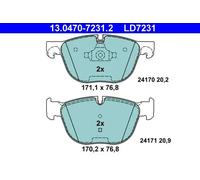 Pastillas de freno 13.0470-7231.2 ATE para BMW X5 X6
