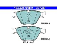 Pastillas de freno 13.0470-7238.2 ATE para BMW 3 Touring X1 3 3 Coupé