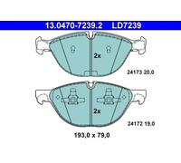 Pastillas de freno 13.0470-7239.2 ATE para BMW X5 X6