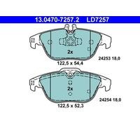 Pastillas de freno 13.0470-7257.2 ATE para MERCEDES-BENZ CLASE C CLASE C T-Model