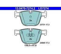 Pastillas de freno 13.0470-7274.2 ATE para BMW 7 5 Gran Turismo