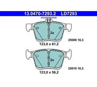 Pastillas de freno 13.0470-7293.2 ATE para SEAT VW AUDI SKODA CUPRA