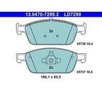Pastillas de freno 13.0470-7299.2 ATE para FORD FOCUS III Turnier FOCUS III