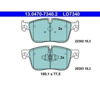 Pastillas de freno 13.0470-7340.2 ATE para JAGUAR LAND ROVER
