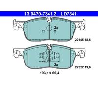 Pastillas de freno 13.0470-7341.2 ATE para JAGUAR LAND ROVER