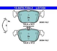 Pastillas de freno 13.0470-7354.2 ATE para VW SKODA AUDI SEAT CUPRA