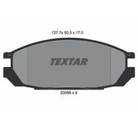 Pastillas de freno 2009801 TEXTAR para NISSAN PATROL GR IV