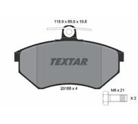 Pastillas de freno 2016804 TEXTAR para VW SEAT AUDI GEELY