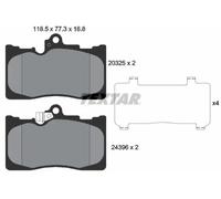 Pastillas de freno 2032501 TEXTAR para LEXUS GS RC IS III