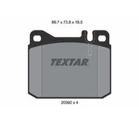 Pastillas de freno 2039213 TEXTAR para VW LT 28-35 I Autobús