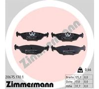 ZIMMERMANN 20675.170.1 Juego de pastillas de freno