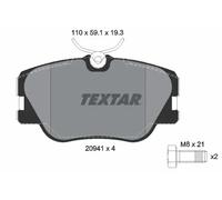 Pastillas de freno 2094102 TEXTAR para MERCEDES-BENZ 190 124 Sedán CLASE E