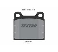 TEXTAR 2103501 Juego de pastillas de freno