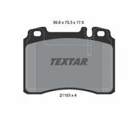 Pastillas de freno 2115307 TEXTAR para MERCEDES-BENZ 190 CLASE E 124 Sedán SL