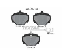 Pastillas de freno 2123701 TEXTAR para LAND ROVER RANGE ROVER I DISCOVERY I