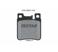 Pastillas de freno 2130501 TEXTAR para MERCEDES-BENZ CHRYSLER