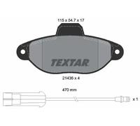 Pastillas de freno 2143603 TEXTAR para FIAT LANCIA ZASTAVA