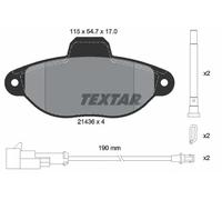 Pastillas de freno 2143609 TEXTAR para FIAT FORD