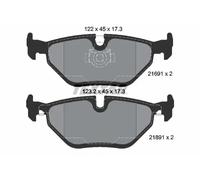 Juego de pastillas de freno TEXTAR 2169103, atrás