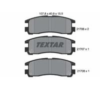 Pastillas de freno 2170602 TEXTAR para MITSUBISHI CHRYSLER HYUNDAI