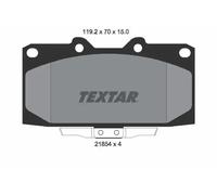 Textar Pastillas de freno 2185401 – Juego delantero para Nissan 200SX, Skyline (R33) y Subaru