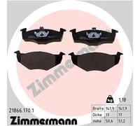 ZIMMERMANN 21866.170.1 Juego de pastillas de freno