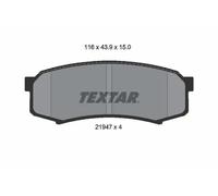 Pastillas de freno 2194701 TEXTAR para TOYOTA MITSUBISHI