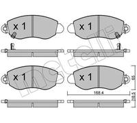 METELLI Juego de 4 pastillas de freno para FORD: Transit/Tourneo (Ref: 22-0320-0)