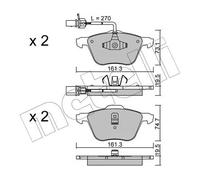 Pastillas de freno 22-0551-0 METELLI para VW SEAT FORD