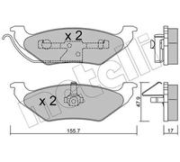 metelligroup 22-0624-0 - Pastillas de Freno