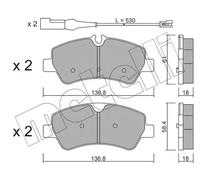 Pastillas de freno 22-0991-1 METELLI para FORD TOURNEO CUSTOM V362 Autobús