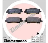 ZIMMERMANN 22112.170.1 Juego de pastillas de freno