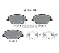 TEXTAR 2213901 Juego de pastillas de freno