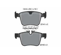 Pastillas de freno 2214101 TEXTAR para LAND ROVER VOLVO JAGUAR POLESTAR