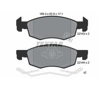 Pastillas de freno 2214301 TEXTAR para OPEL CORSA E CORSA E Furgoneta/Hatchback