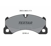 Pastillas de freno 2214801 TEXTAR para PORSCHE CAYENNE CAYENNE Coupe