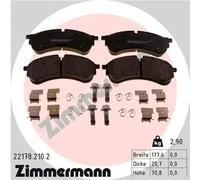 ZIMMERMANN 22178.210.2 Juego de pastillas de freno
