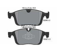 Pastillas de freno 2238601 TEXTAR para VOLVO XC60 I SUV XC60 I VAN