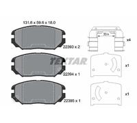 Pastillas de freno 2239301 TEXTAR para HYUNDAI TUCSON SONATA V