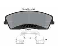 Pastillas de freno 2241701 TEXTAR para DODGE CHARGER CHALLENGER Coupé