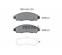 Pastillas de freno 2243903 TEXTAR para NISSAN NV200 Furgoneta LEAF