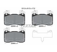 Pastillas de freno 2285801 TEXTAR para KIA GENESIS