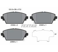 Pastillas de freno 2309401 TEXTAR para HONDA NISSAN MG