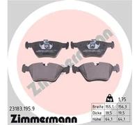 Pastillas de freno 23183.195.9 ZIMMERMANN para BMW X3 3 3 Touring 3 Coupé