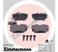 ZIMMERMANN 23224.165.2 Juego de pastillas de freno